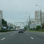Driving into Chisinau